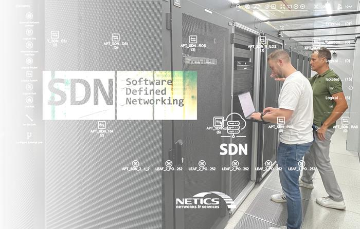 Netics implementa solución de red SDN  | Blog Netics - NETICS COMMUNICATIONS SLU - Especialistas en Infraestructuras de redes, cibereguridad y Telecomunicaciones